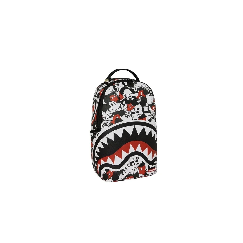 Sprayground Disney Mickey Mouse Crammed Backpack Red White Black Special Edition